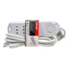 Alargador 4 Tomas con Interruptor 1.5 mts Halux