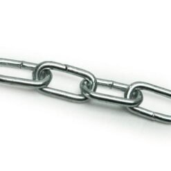 Cadena Zincada 3mm x Metro Eslabón Corto