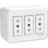 Enchufe Sobrepuesto Triple Genesis Mwd6619s0 Schneider