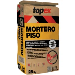 Mortero Piso Topex 25 kg