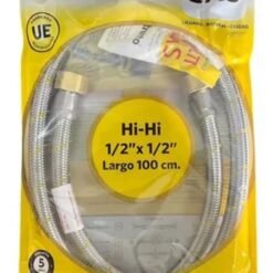 Flexible Gas Hi-hi X1/2" x 1/2" 1 mt Stretto /taumm