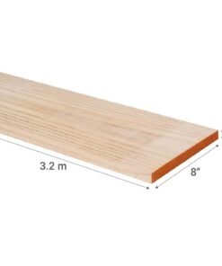Madera Seca Cepillada 1x8x3.20 mt C/u