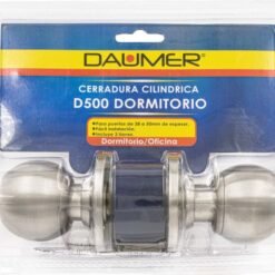 Cerradura Pomo Dormitorio Bronce Pulido Daumer (d500)