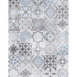 Simplisima Ankara Indigo Gris 6mm 1.20x2.40mts