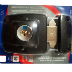 Cerradura Sobrep. Porton/corred. Cil. Fijo C/caja 30mm Lioi