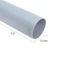 Tubo Pvc Sanitario 75mm x 3mt
