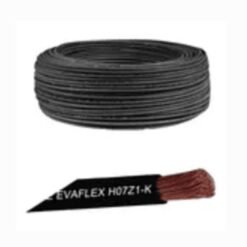 Cable Eva 1.5mm Negro Rollo 100mt