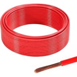 Cable Eva 2,5mm Rojo Rollo 10mts