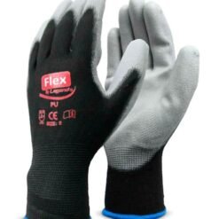 Guante Pu Flex Negro x Par Talla 9 L-1700 Par