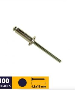 Remache Pop 4.8x15 x 100un