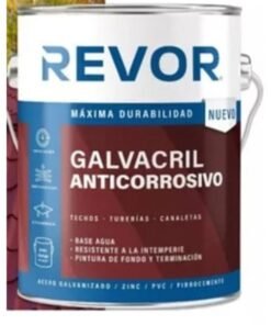 Galvacril Anticorrosivo Revor Rojo Colonial 1 Galon (pinta Todo)