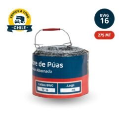 Alambre Puas N° 16 x 500 mt Geobosques