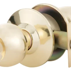 Cerradura Cilindrica 101 Acceso Bronce Pulido (cep0001335)