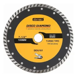 Disco Corte Diamantado 7 1/4" Turbo Uyustools DDU181