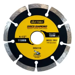 Disco Corte Diamantado 4 1/2" Segmentado Uyustools DDU115