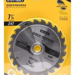 Disco Corte Madera 7 1/4" 24dts Uyustools DMD724