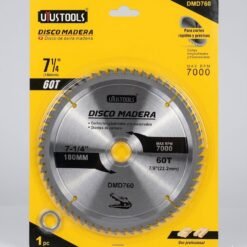 Disco Corte Madera 7 1/4" 60dts Uyustools DMD760