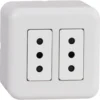 Enchufe Sobrepuesto Doble Genesis Mwd66180 Schneider