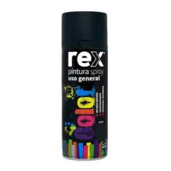 Spray Uso General Negro Mate 400ml Rex