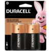 Pila Duracell Tipo D 2 Unidades