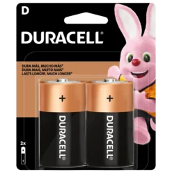 Pila Duracell Tipo D 2 Unidades