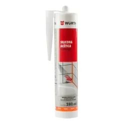 Silicona Acetica Blanca Wurth 280ml