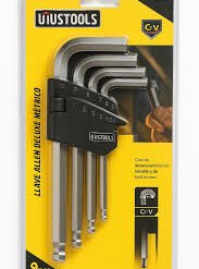 Llave Allen 9pcs Corta Uyustools YAA901
