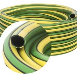 Rollo Maguerra Riego Verde con Amarillo C/accesorios 3/4 25metros