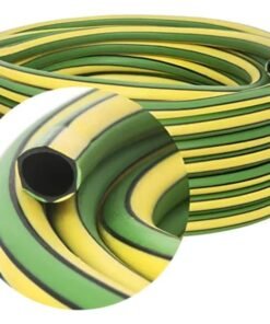 Rollo Maguerra Riego Verde con Amarillo C/accesorios 3/4 25metros