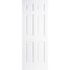 Puerta Sinfonia Hdf 6 Paneles Blanca 65cms x 2mts