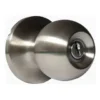 Cerradura Pomo Pasillo S/llave Cromada Lioi