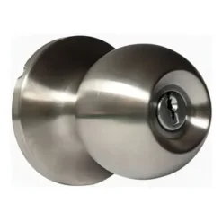 Cerradura Pomo Pasillo S/llave Cromada Lioi