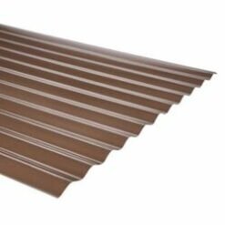 Policarbonato Acanalado 0.5mm x 2 mt Bronce C/u