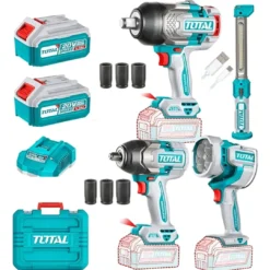 Kit Llave Impacto 850nm Y 1350nm + 2 Lamparas Total (TOSLI250782)