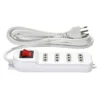 Alargador con interruptor 4 posiciones 3mts  AGM314CL-B