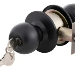 Cerradura cilíndrica 101 Dormitorio Negra Oister