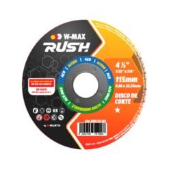 Disco Corte Fierro Inoxidable 4 1/2  Rush W-max
