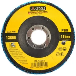 Disco Traslapado 4 1/2 Metal Grano 60 Uyustools DLF460T