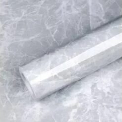 Rollo de Papel Tapiz Vinilo Autoadhesivo Gris Ceniza Mármol 1.22 x 2.44mts (ADH 4B)