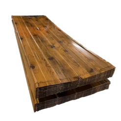 Zinc 5v Diseño Madera Castaño 0.35 x 91.5 x 2.00 mt