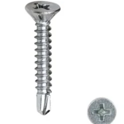Tornillo Fibrocemento Punta Broca 8 x 1 5/8"